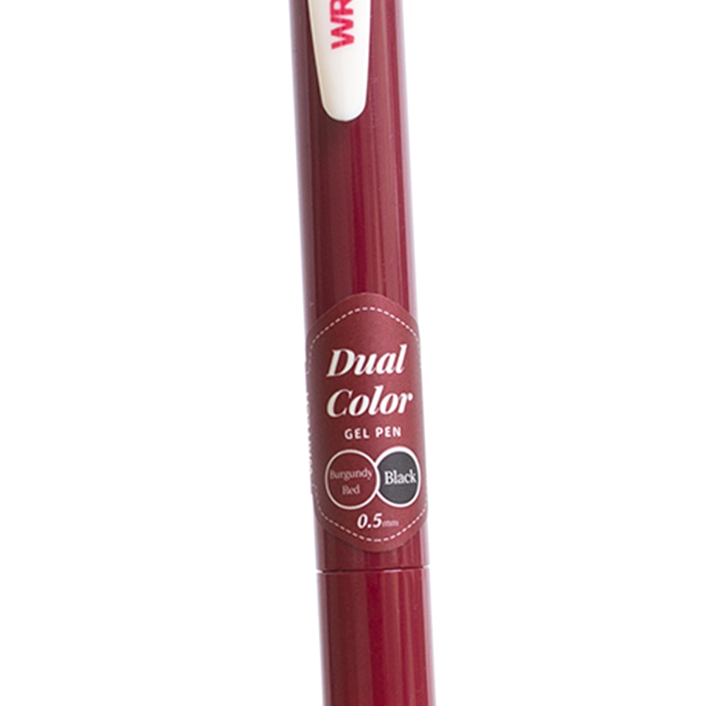 Writech, Gel, Art & School, 2-in-1, Retractable, 0.5mm, 715005, Burgundy